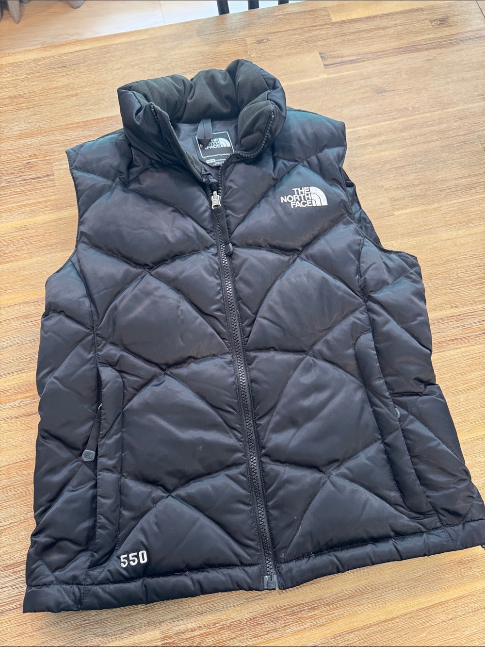 The North Face Women’s Black Quilted 550 Down Vest